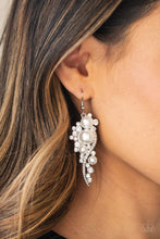 Load image into Gallery viewer, Paparazzi High-End Elegance - White earring
