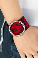 Load image into Gallery viewer, Asking Fur Trouble - Red bracelet
