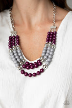 Load image into Gallery viewer, Bead Your Own Drum - Purple necklace
