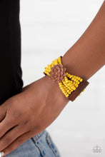 Load image into Gallery viewer, Tropical Sanctuary - Yellow bracelet
