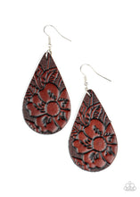 Load image into Gallery viewer, Beach Garden - Brown earrings
