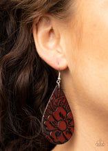 Load image into Gallery viewer, Beach Garden - Brown earrings
