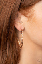 Load image into Gallery viewer, Twisted Tango - Rose gold earrings
