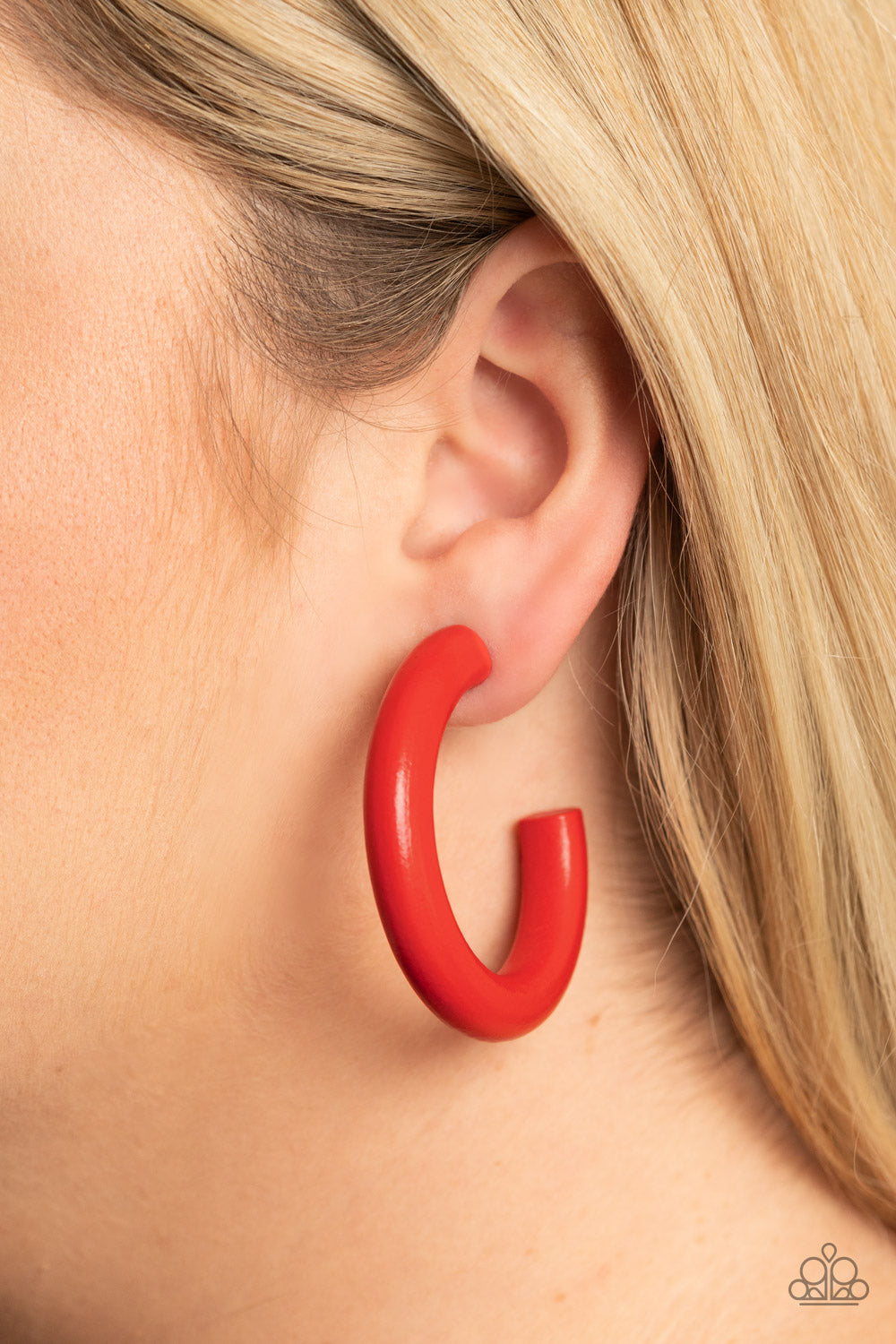 Woodsy Wonder - Red earrings