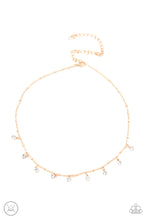 Load image into Gallery viewer, Dainty Diva - Gold &amp; bling necklace
