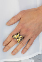 Load image into Gallery viewer, Fluttering Fashionista - Yellow ring
