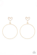 Load image into Gallery viewer, Love your Curves - Gold earrings
