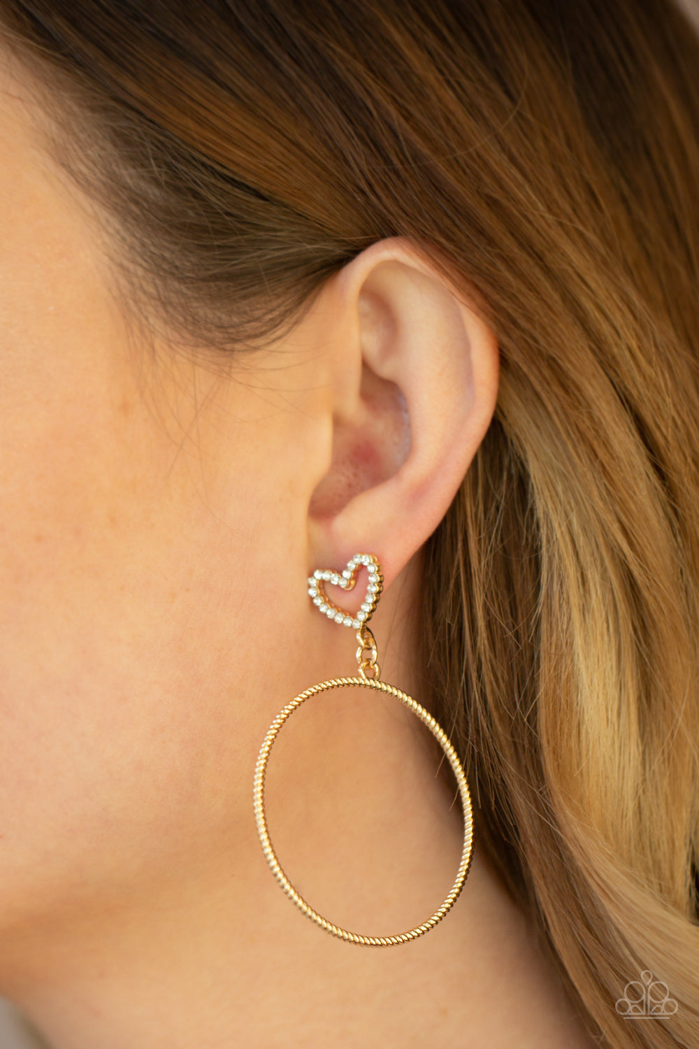 Love your Curves - Gold earrings