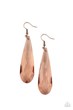 Load image into Gallery viewer, Crystal Crowns - Copper earrings
