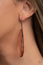 Load image into Gallery viewer, Crystal Crowns - Copper earrings
