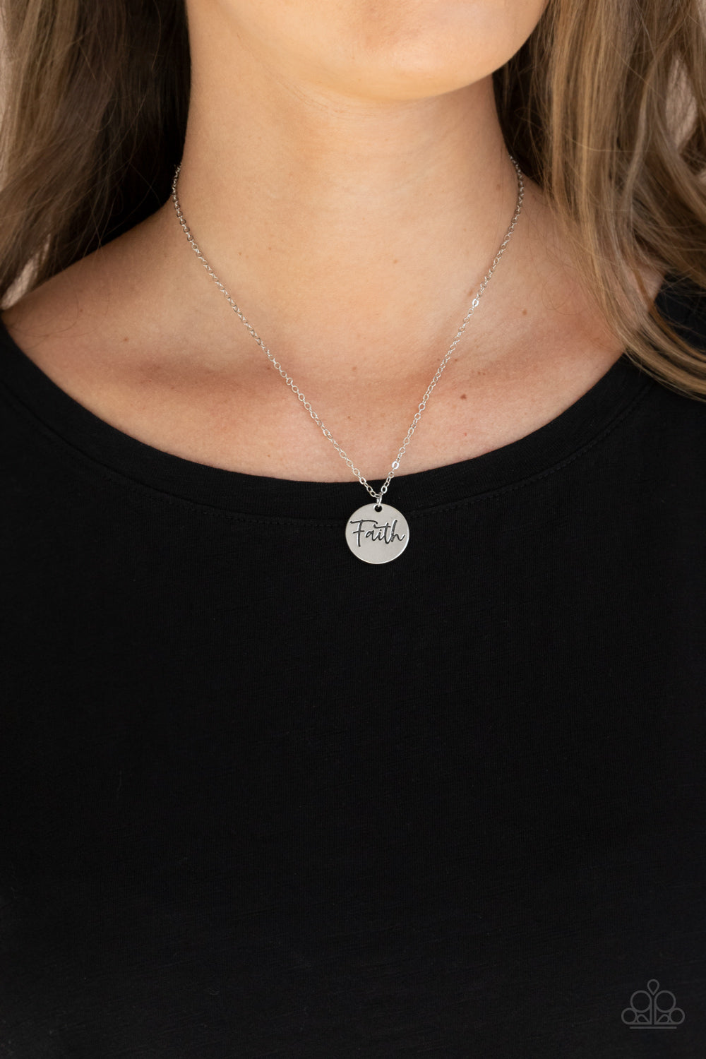 Choose Faith - Silver necklace