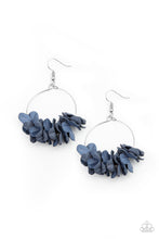 Load image into Gallery viewer, Flirty Florets - Blue earrings
