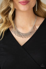 Load image into Gallery viewer, Metro Mirage - Silver necklace
