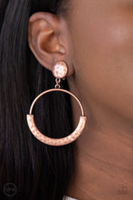 Load image into Gallery viewer, Rustic Horizons - Copper earrings
