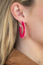 Load image into Gallery viewer, Everybody Conga! - Pink earrings
