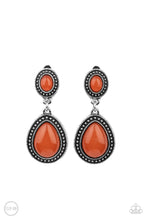 Load image into Gallery viewer, Carefree Clairvoyance - Orange earring
