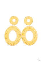 Load image into Gallery viewer, Foxy Flamenco - Yellow earrings
