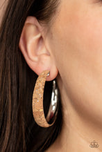 Load image into Gallery viewer, Paparazzi A Cork in the Road - Silver earring
