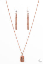 Load image into Gallery viewer, Faith Over Fear - Copper necklace
