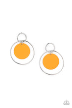 Load image into Gallery viewer, Pop, Look, and Listen - Orange earrings
