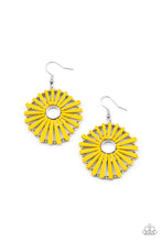 Load image into Gallery viewer, Spoke Too Soon - Yellow earring
