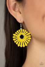 Load image into Gallery viewer, Spoke Too Soon - Yellow earring
