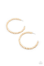Load image into Gallery viewer, Should Have, Could Have, Wood Have - White earring
