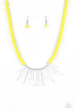 Load image into Gallery viewer, Icy Intimidation - Yellow necklace
