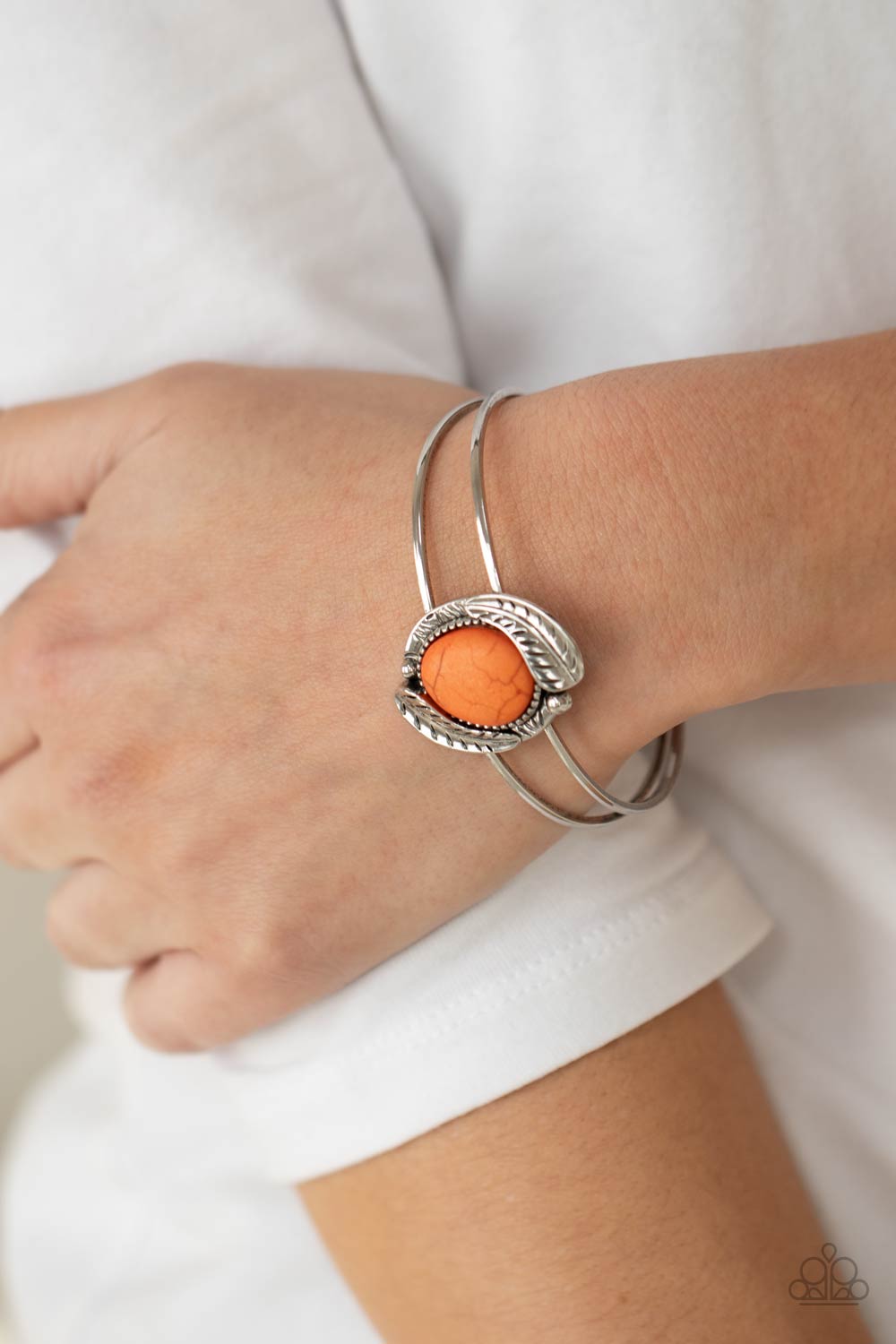 Living off the Badlands - Orange bracelet