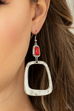 Load image into Gallery viewer, Material Girl Mod - Red earrings
