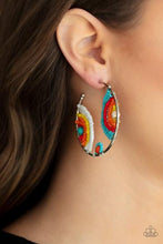 Load image into Gallery viewer, Rainbow Horizons - Multi Hoop earring
