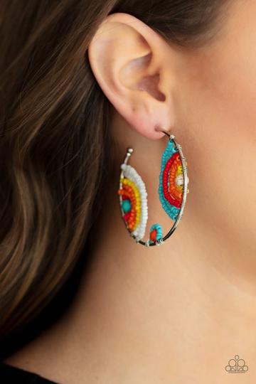 Rainbow Horizons - Multi Hoop earring