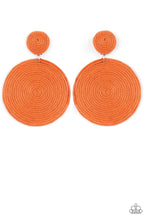 Load image into Gallery viewer, Circulate the Room - Orange earring
