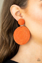 Load image into Gallery viewer, Circulate the Room - Orange earring
