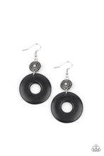 Load image into Gallery viewer, Earthy Epicenter - Black earring
