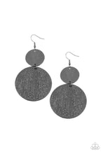 Load image into Gallery viewer, Status Cymbal - Black earring
