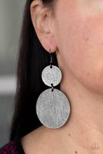 Load image into Gallery viewer, Status Cymbal - Black earring
