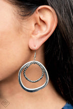 Load image into Gallery viewer, Spinning with Sass - Silver earrings
