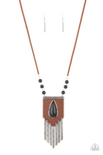 Load image into Gallery viewer, Enchantingly Tribal - Black necklace
