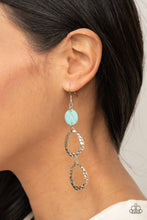 Load image into Gallery viewer, Surfside Shimmer - Blue earrings
