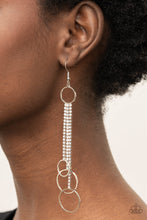 Load image into Gallery viewer, Demurely Dazzling - White earring
