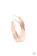 Load image into Gallery viewer, Industrial Illusion - Rose Gold earring
