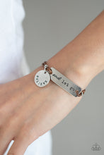 Load image into Gallery viewer, Believe and Let Go - Brown bracelet
