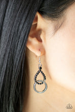 Load image into Gallery viewer, Red Carpet Couture - Black earring
