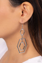 Load image into Gallery viewer, Paparazzi Geometric Maven - Black earring
