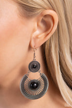 Load image into Gallery viewer, Paparazzi A Wild Bunch - Black earring
