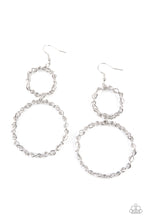 Load image into Gallery viewer, Paparazzi Twist of FABULOUS - Silver earring
