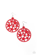 Load image into Gallery viewer, Cosmic Paradise - Red earring
