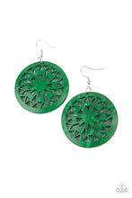 Load image into Gallery viewer, Ocean Canopy - Green earring
