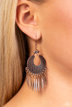 Load image into Gallery viewer, Paparazzi Tribal Charm - Copper earring
